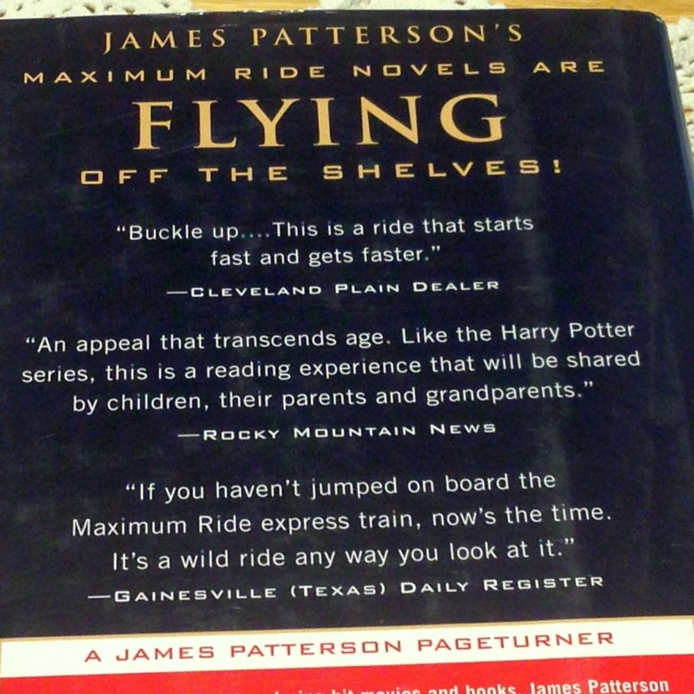 James Patterson Maximum Ride, The Final Warning - Picture 4 of 7